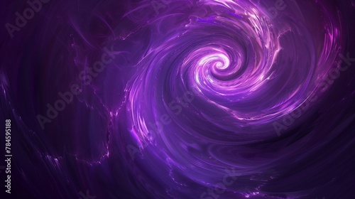 An abstract purple background with a bright purple swirl