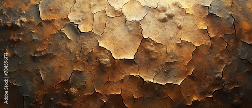 Earthy background, rusty surface, scratched paint grunge plate backdrop