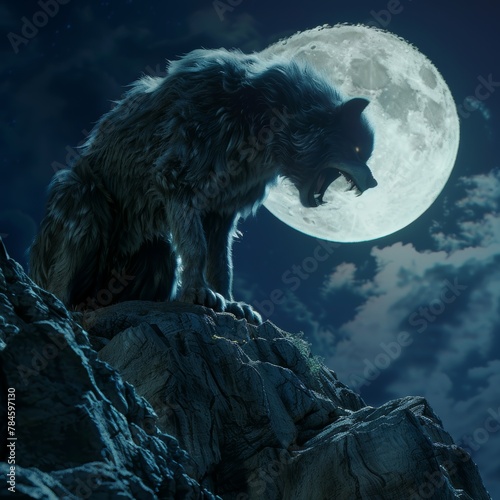 Werewolf Under the Full Moon