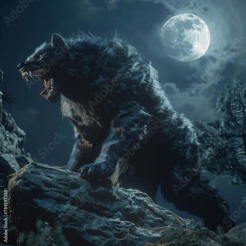 Werewolf Under the Full Moon