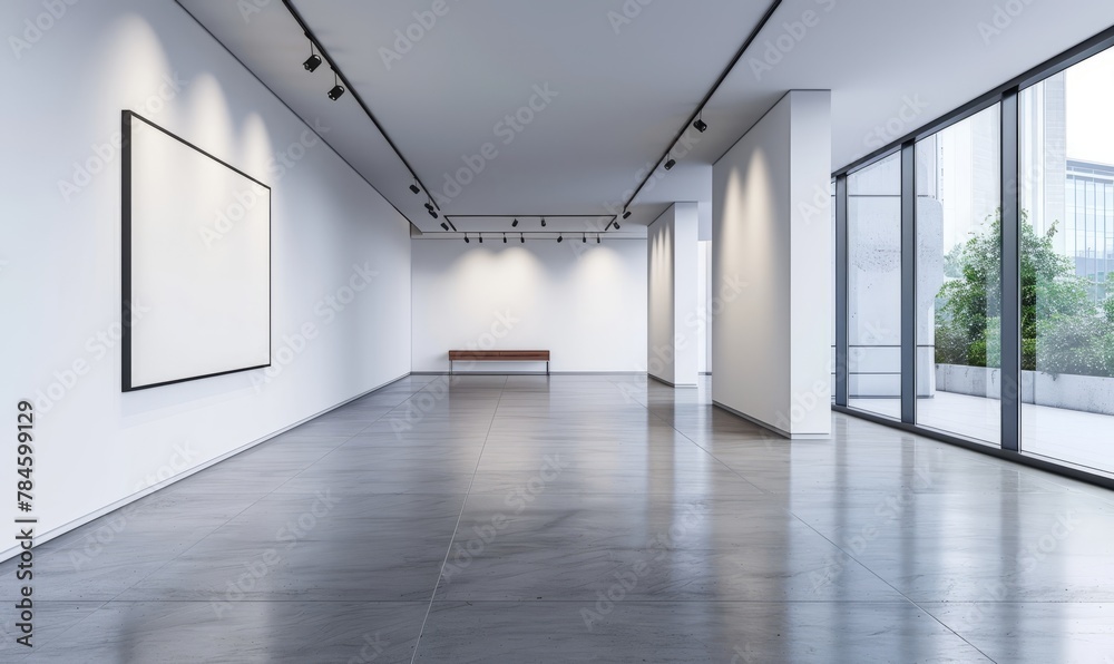 Clean Wall Background in Modern Corporate Environment Clean Wall Background in Modern Corporate Environment