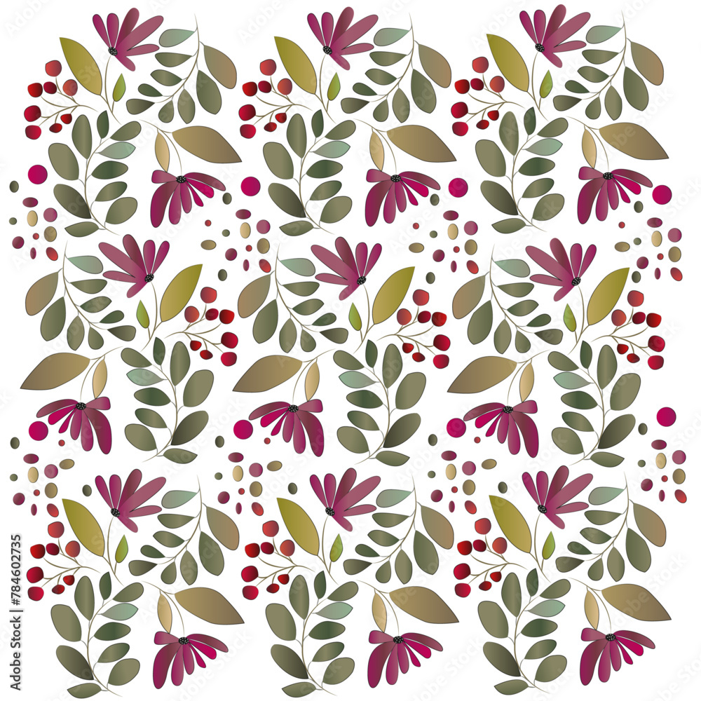Fondo floral retro. Fondo floral retro.
