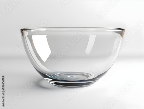 Transparent Glass Bowl for Culinary and Presentation