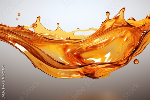 lubricant oil splash