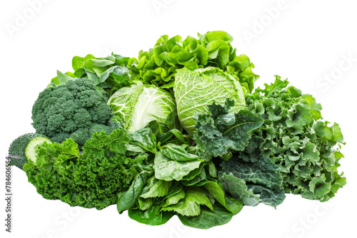 green goodness of plant-based food with an assortment of leafy greens and garden-fresh produce.