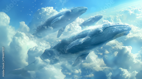 Blue whale rise to the sky   Whale is large investor in the Crypto Currency market.