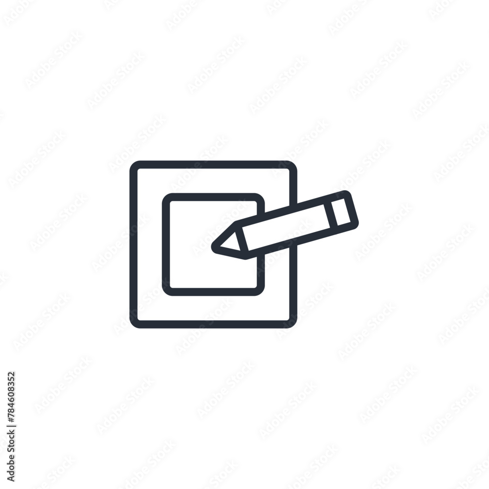 modify icon. vector.Editable stroke.linear style sign for use web design,logo.Symbol illustration. modify icon. vector.Editable stroke.linear style sign for use web design,logo.Symbol illustration.