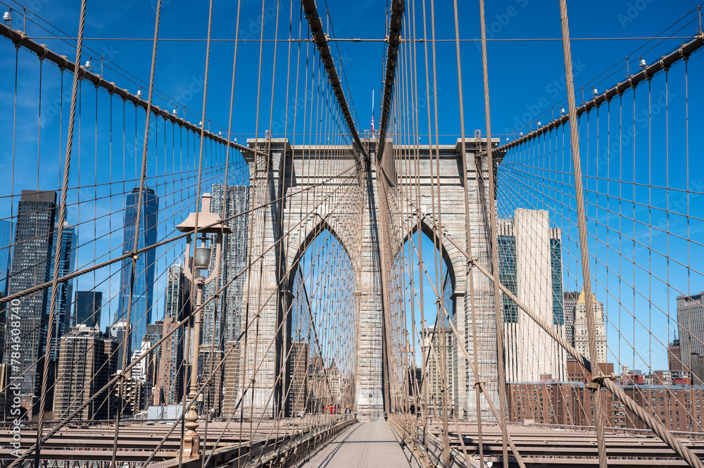 Fototapeta premium Beautiful views of the New York Skyline