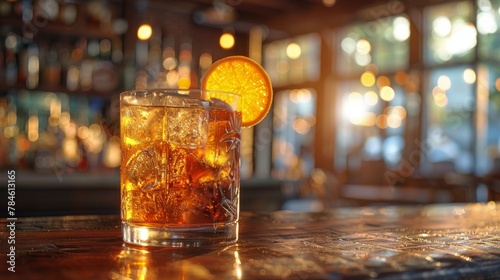 Close Up of Drink on Table
