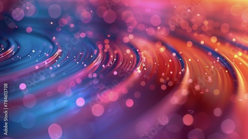 Vibrant Circles Close-Up Background