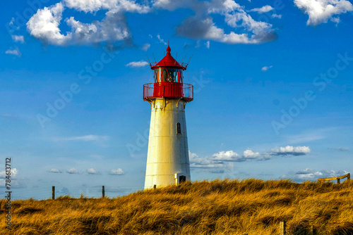 der Leuchtturm am Ellenbogen auf der Insel Sylt