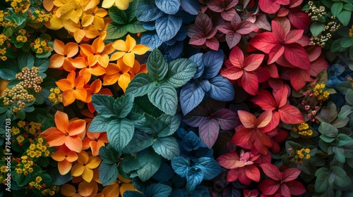 Bundle of Flowers Hanging on Wall