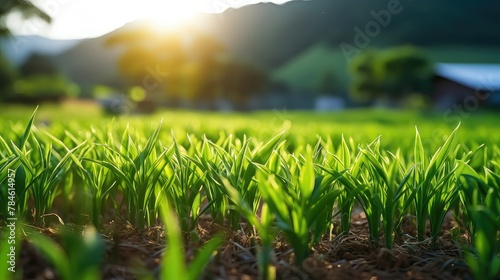 natural and herbal green grass farm field UHD Wallpaper