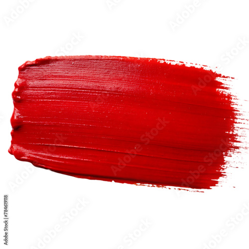 lipstick swatch isolated on white