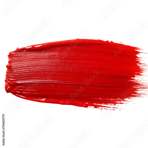 lipstick swatch isolated on white