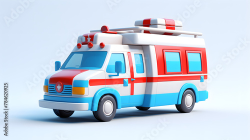 Ambulance Icon 3d