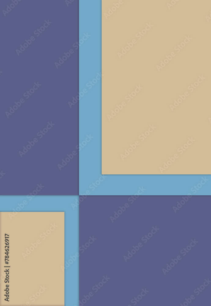 Fototapeta premium Colorful modern abstract decorative cover design with geometric shapes