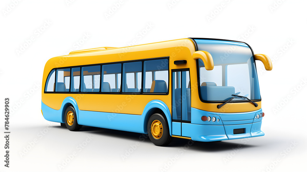 Bus Icon 3d