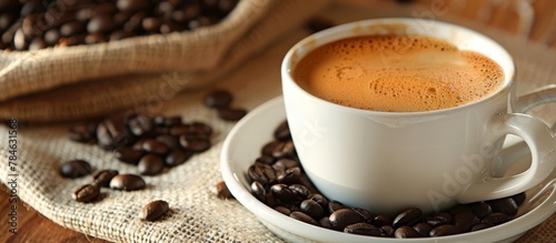Artisanal coffee beans sourced from Italy create rich, aromatic espresso and cappuccino drinks. © Tor Gilje