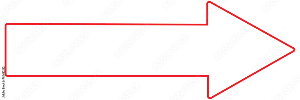 Red arrow Right vector Direction isolated on a white background. Simple red arrow Red arrow Right vector Direction isolated on a white background. Simple red arrow