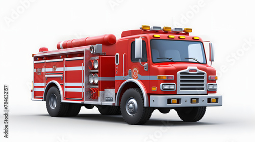 Fire Truck Icon 3d