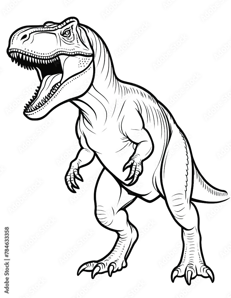 T Rex Coloring Picture T Rex Coloring Picture