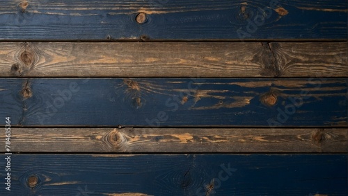 A simple yet appealing dark blue wooden plank texture, ideal as a rustic or nautical background