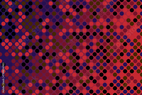 Abstract gradient geometrical circle pattern background - geometric colorful vector graphic design