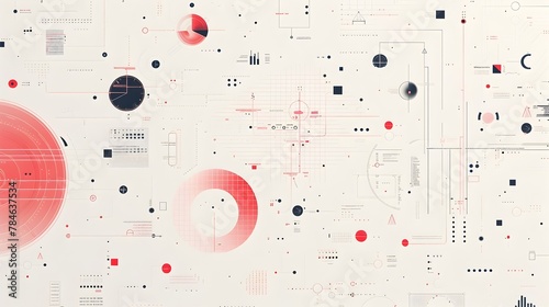 Simplistic UX Data Research Wallpaper: A Background of Analytics-Driven Design
