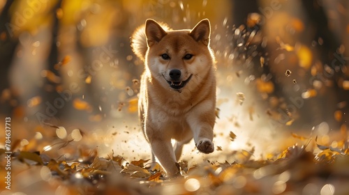 Shiba Inu Hero's Courageous Exploits: A Tale of Unyielding Bravery and Ferocity in the Wilderness photo