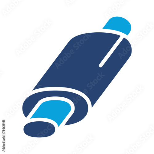 car exhaust icon design vector in trendy style