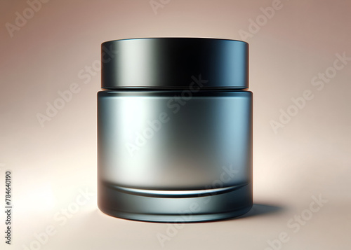Premium Cosmetic Jar High Quality Mockup Image © Rubel