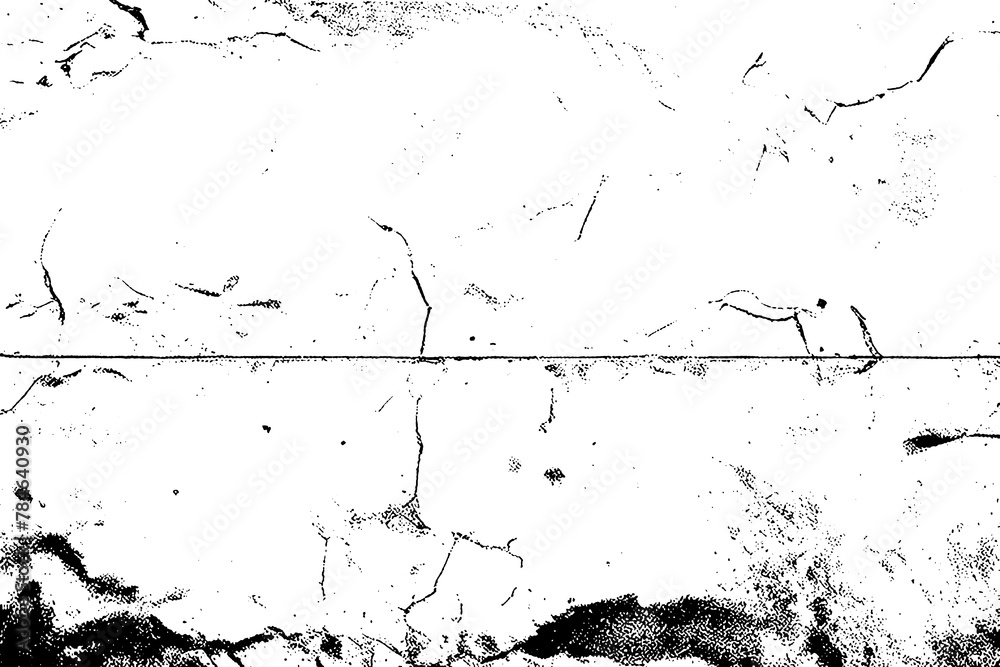 Abstract Architectural Texture: Black and White Photo of Cracked Concrete Wall for Design Projects