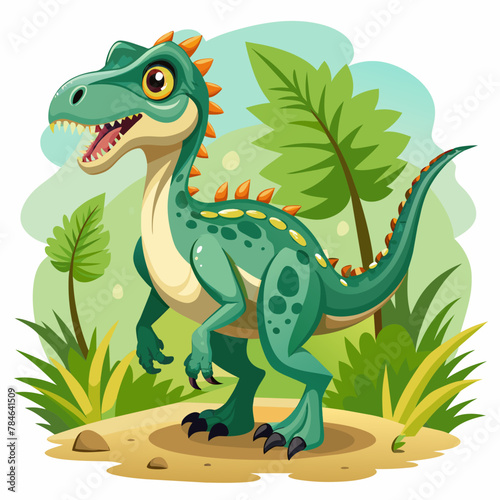 illustration of dinosaur © Gleb