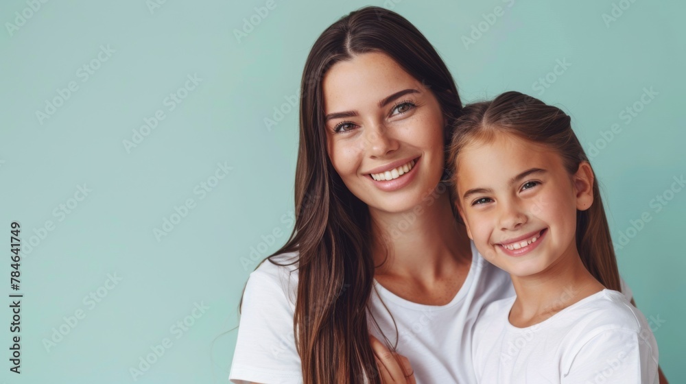 A Mother and Daughter Embracing A Mother and Daughter Embracing