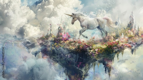Unicorn Prancing on a Float...
