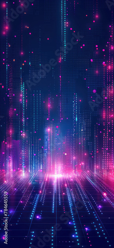 Cybermatrix Glitched Mobile Background., Amazing and simple wallpaper, for mobile