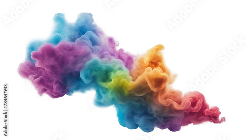 Rainbow smoke