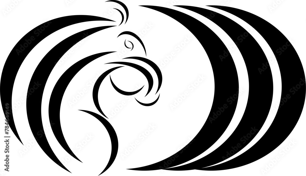 Grace and power are captured in every line of this horsehead illustration Grace and power are captured in every line of this horsehead illustration