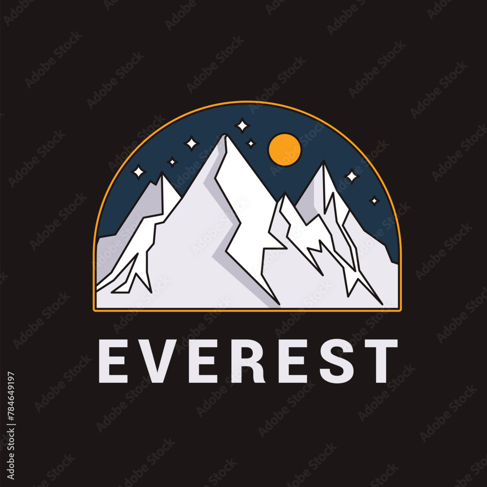 Everest Corporate business brand  logo design vector elegant label design badge design 

