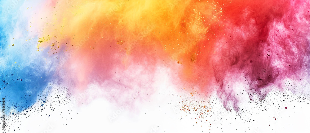 abstract watercolor background powder explosion 