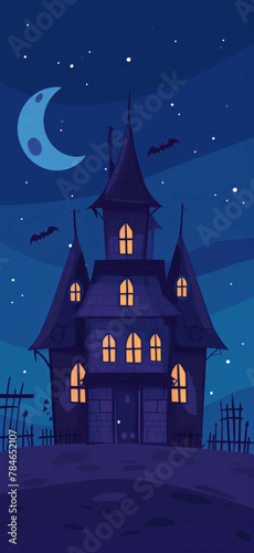 Ethereal Haunted Mansion Aesthetic, Amazing and simple wallpaper, for mobile © Dolgren
