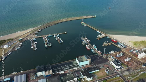 Port Wladyslawowo Aerial View Poland photo
