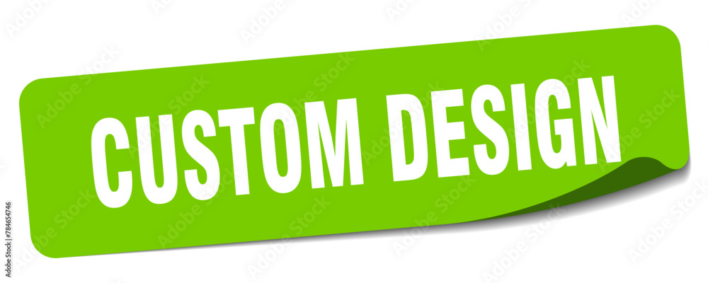 custom design sticker. custom design label custom design sticker. custom design label