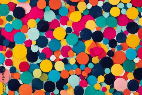 Illusions: Mesmerizing Abstract Multi-Color Shapes