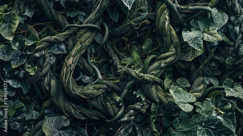 Jungle plant tree liana wallpaper background photo