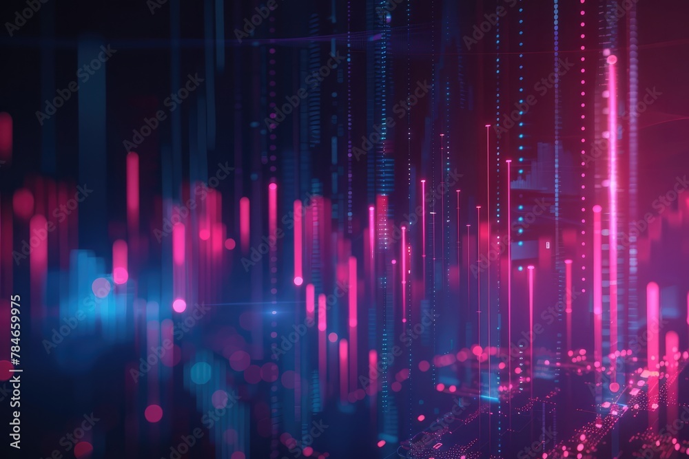 Visual concept of an abstract background featuring a business digital graph chart, representing stock trade market and growth investment. Visual concept of an abstract background featuring a business digital graph chart, representing stock trade market and growth investment.