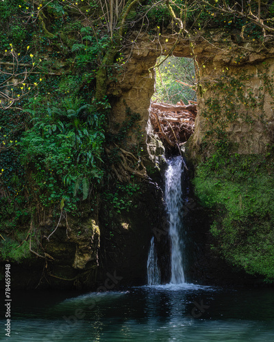 Scenic hiking trail "Gole del Biedano", near the villages of Barbarano Romano and Blera. Province of Viterbo, Lazio, Italy.