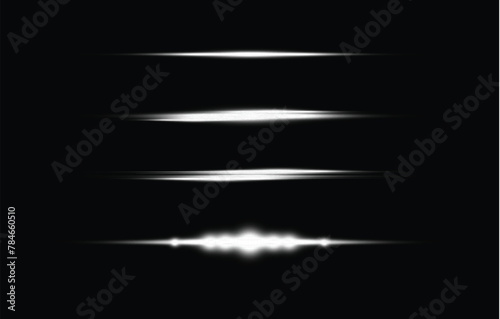 Abstract colorful lens flare lighting effects Pack Premium