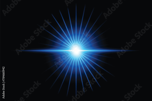 Abstract colorful lens flare lighting effects Pack Premium